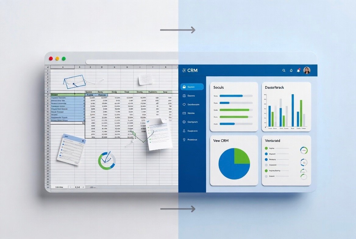 CRM vs Excel: Why Smart Businesses Stopped Using Spreadsheets